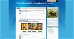 Desktop Screenshot of belanjalukisan.blogspot.com