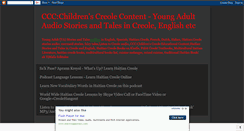 Desktop Screenshot of childrenscreolecontent.blogspot.com