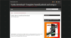 Desktop Screenshot of cydia-downloads.blogspot.com