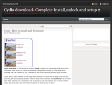 Tablet Screenshot of cydia-downloads.blogspot.com