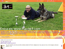 Tablet Screenshot of maxgonzalezadiestramiento.blogspot.com