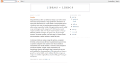 Desktop Screenshot of librosymaslibros.blogspot.com