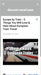 Mobile Screenshot of discounteurailpass.blogspot.com