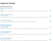 Tablet Screenshot of madelenezelasko.blogspot.com