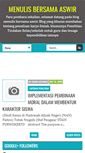 Mobile Screenshot of menulisbersamaaswir.blogspot.com