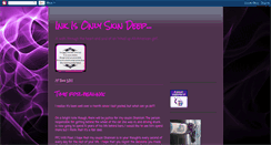 Desktop Screenshot of inkisonlyskindeep.blogspot.com