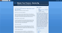 Desktop Screenshot of masteryourfinance.blogspot.com