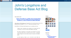 Desktop Screenshot of johnslongshoreanddefensebaseactblog.blogspot.com
