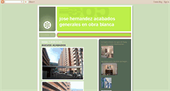 Desktop Screenshot of josehernadezacabadosobrablanca.blogspot.com