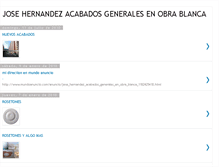 Tablet Screenshot of josehernadezacabadosobrablanca.blogspot.com