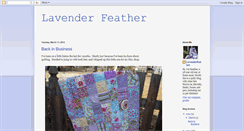 Desktop Screenshot of lavenderfeather.blogspot.com