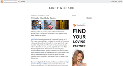 Desktop Screenshot of lightandshadeblog.blogspot.com