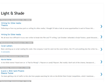 Tablet Screenshot of lightandshadeblog.blogspot.com