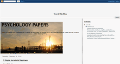 Desktop Screenshot of evopsychsite.blogspot.com