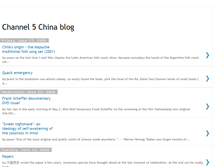 Tablet Screenshot of channel5chinablog.blogspot.com