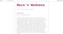 Desktop Screenshot of marasmadness.blogspot.com