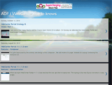 Tablet Screenshot of adfwebcenter.blogspot.com