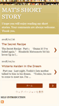 Mobile Screenshot of matseyestory.blogspot.com