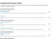 Tablet Screenshot of lambuthchoir.blogspot.com