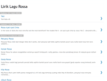 Tablet Screenshot of lirik-lagu-rossa.blogspot.com