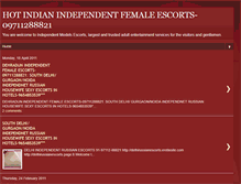 Tablet Screenshot of dehradun-independent-female-escorts.blogspot.com