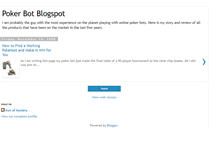 Tablet Screenshot of pokerbotwin.blogspot.com