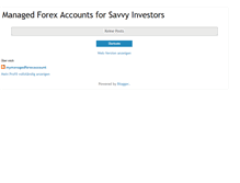 Tablet Screenshot of mymanagedforexaccount.blogspot.com