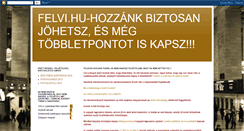 Desktop Screenshot of felvi-forum.blogspot.com