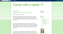 Desktop Screenshot of cancerwithacapitalc.blogspot.com