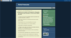 Desktop Screenshot of portalpreescolar.blogspot.com