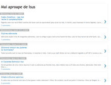 Tablet Screenshot of mai-aproape-de-isus.blogspot.com