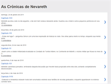 Tablet Screenshot of cronicasdenevareth.blogspot.com