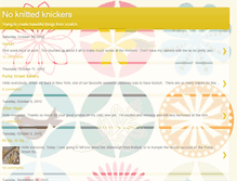 Tablet Screenshot of noknittedknickers.blogspot.com