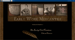 Desktop Screenshot of earlywork-burlapowlprimitives.blogspot.com