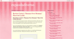 Desktop Screenshot of espaodadiverso.blogspot.com