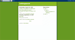 Desktop Screenshot of not-special.blogspot.com