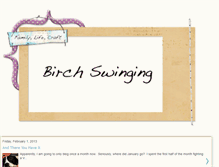 Tablet Screenshot of birchswinging.blogspot.com