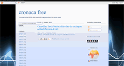 Desktop Screenshot of cronacafree.blogspot.com