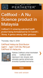 Mobile Screenshot of cellfood-malaysia.blogspot.com