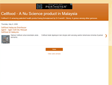 Tablet Screenshot of cellfood-malaysia.blogspot.com