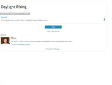 Tablet Screenshot of daylightrising.blogspot.com