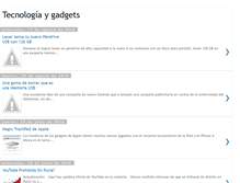 Tablet Screenshot of novedades-tecnologia-gadgets.blogspot.com