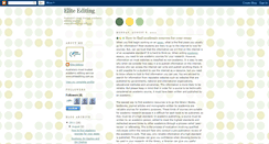 Desktop Screenshot of eliteediting.blogspot.com