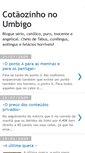 Mobile Screenshot of cotaonoumbigo.blogspot.com