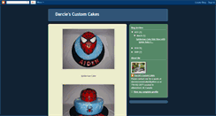 Desktop Screenshot of darciescustomcakes.blogspot.com