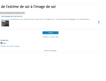 Tablet Screenshot of estime-imagedesoi.blogspot.com
