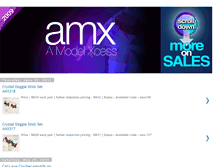 Tablet Screenshot of amodelxcess.blogspot.com