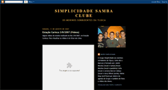 Desktop Screenshot of gruposimplicidadesambaclube.blogspot.com
