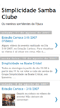 Mobile Screenshot of gruposimplicidadesambaclube.blogspot.com