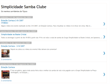 Tablet Screenshot of gruposimplicidadesambaclube.blogspot.com
